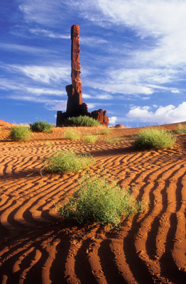 Sand Ripples at the Totem Pole