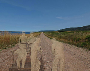 Ghost Road Workers by David Perlman