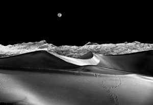 Moonrise over Death Valley by Dave Valvo