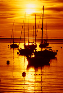 Red Sunset by Gary Thompson