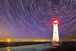 Star Trails at Sodus by Joe Altieri