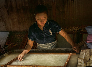 Paper Maker, Laos by Michelle Turner