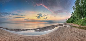 Durand Beach Sunrise by Sheridan Vincent